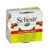 Agras Schesir Nature Chicken Fillet with Apple Храна за кучета с пилешко филе и ябълка 150 гр